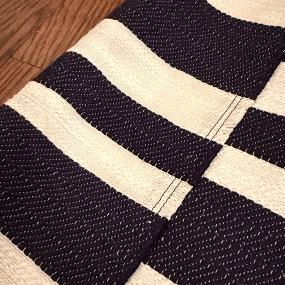 Blue & White Stripe Skirt - Picture 6 of 6